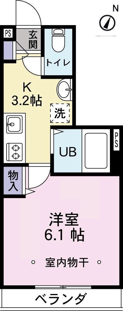クレセント西新宿Ⅱの間取り