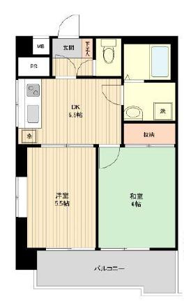 ユーコート上馬の間取り