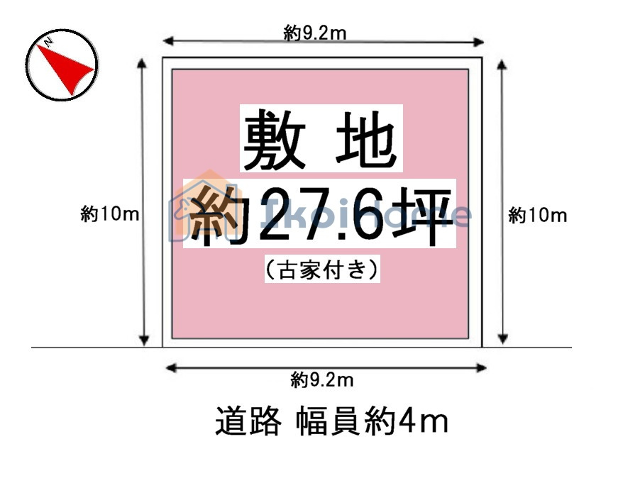 明石市大久保町西島　土地の土地図