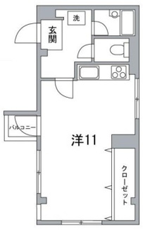 【間取り】 | メゾンＦ・Ｆ | 間取りです。