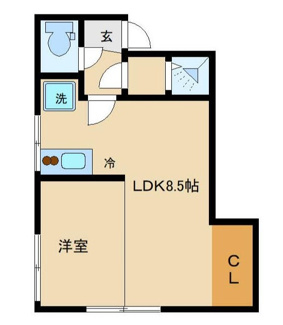 【間取り】 | さゆり荘 | 間取りです。