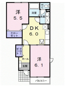 【間取り】 | サニーハウスⅡ