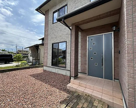 斐川町富村　中古戸建の庭