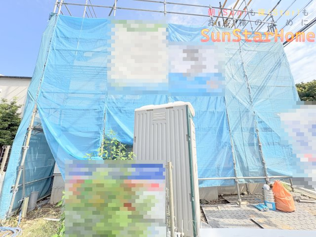 【サンスターホーム】福生市加美平3丁目　南東側角地新築戸建の外観