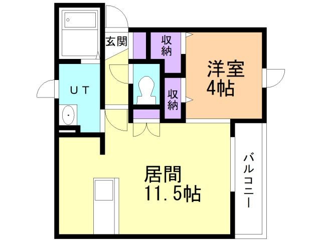 プチメゾン高砂２　A・Bの間取り