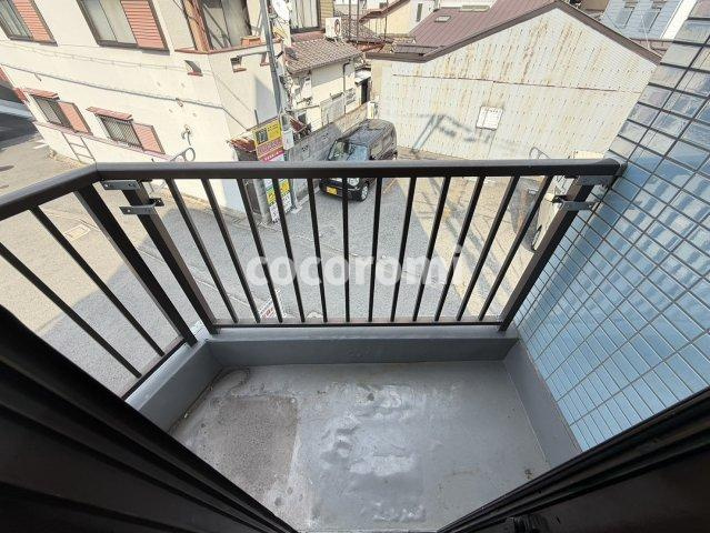 貸家　門真市本町のバルコニー