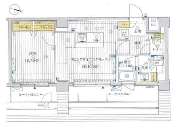 プレール・ドゥーク渋谷幡ヶ谷の間取り