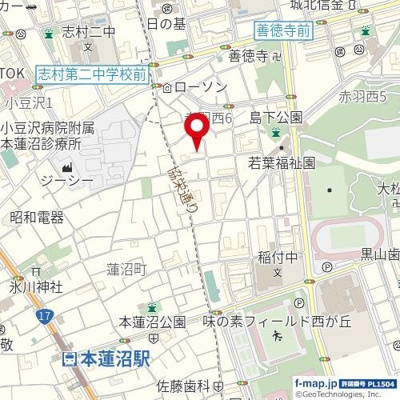 【地図】 | エルフォルテ赤羽西
