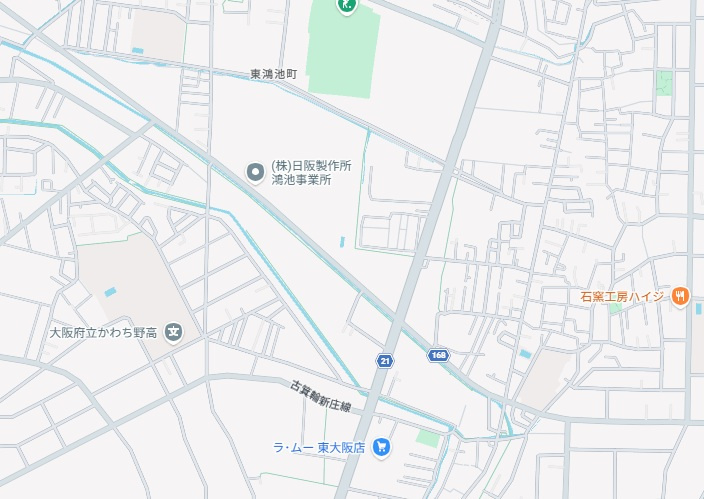 ◆29(土)30(日)現地説明会！◆東大阪市新鴻池町　第2期　新築一戸建ての地図