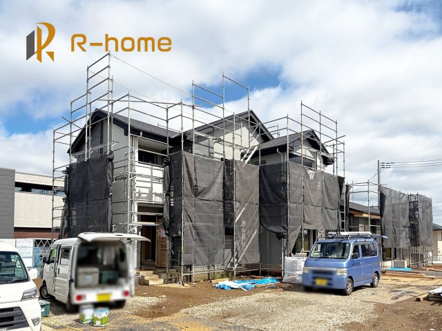 つくば市上横場3期　新築戸建て　1号棟の外観|ご予約を頂ければ、『平日』はもちろん『早朝』や『夜間』もご見学可能です♪お気軽にお申し付けください♪