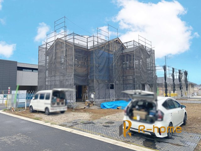 つくば市上横場3期　新築戸建て　1号棟の外観|ご予約を頂ければ、『平日』はもちろん『早朝』や『夜間』もご見学可能です♪お気軽にお申し付けください♪