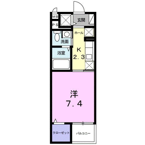 メルヴェーユ大成の間取り