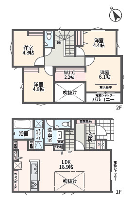 厚木市恩名1丁目　新築戸建　全3棟2号棟