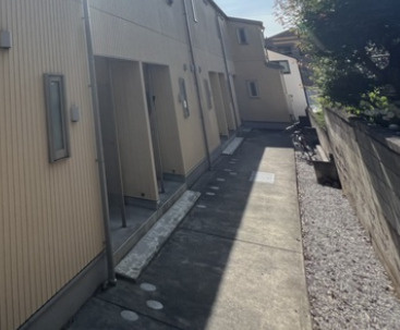 板橋区中台１丁目のアパートのエントランス