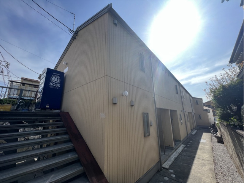 板橋区中台１丁目のアパートの外観