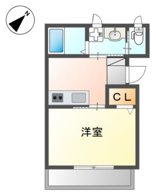 メゾンドラフィネ塩焼の間取り