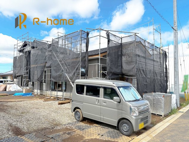 つくば市上横場3期　新築戸建て　2号棟の外観|ご予約を頂ければ、『平日』はもちろん『早朝』や『夜間』もご見学可能です♪お気軽にお申し付けください♪