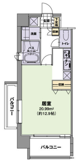 【間取り】 | アーバンエース夕陽丘パル