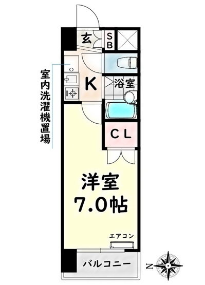 【間取り】 | レジデンスフクザワⅡ【名古屋市賃貸・宅配ボックス】