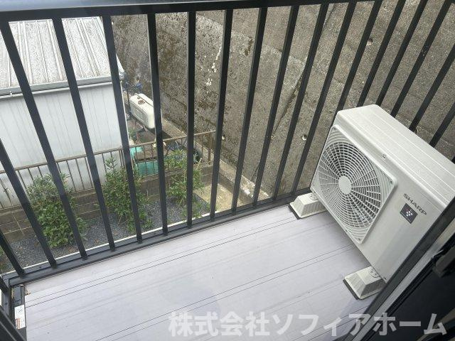 パステールグラン佐倉のバルコニー