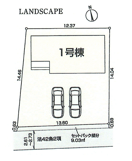 あきる野市牛沼　新築戸建全1棟の区画図