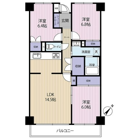 3LDKの使いやすい間取り★