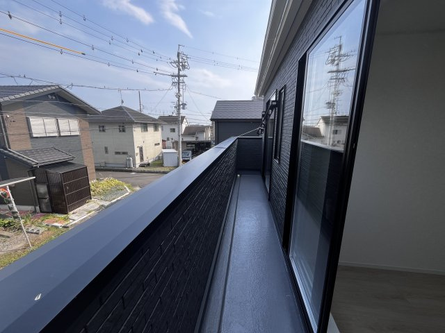 売新築戸建　藤枝市上当間のバルコニー