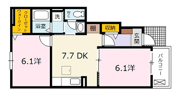 エトワールの間取り