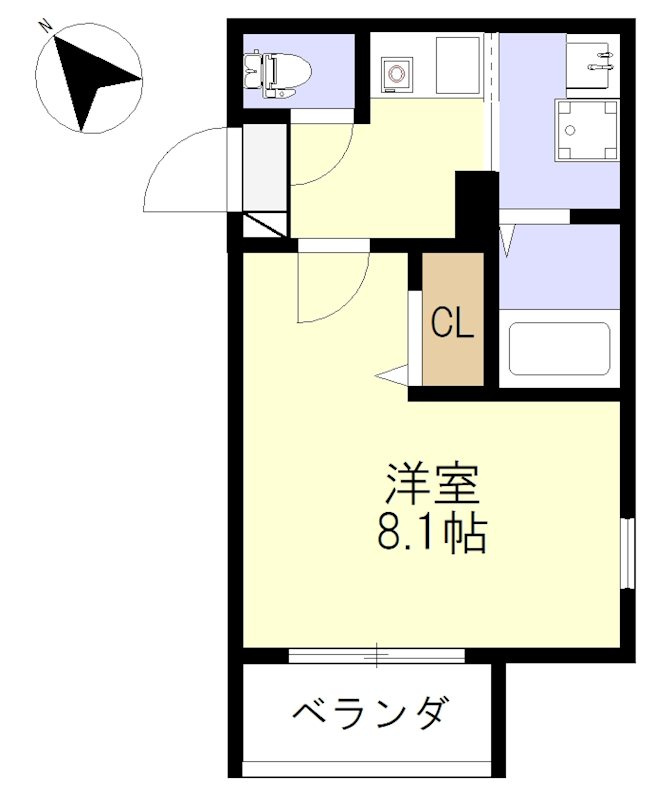 CREA　TERRACE椥辻(クレアテラスナギツジ）の間取り