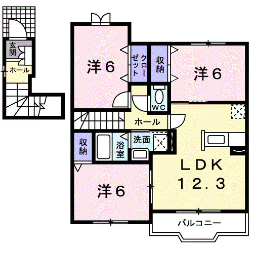 【間取り】 | ブリッサユウⅡ