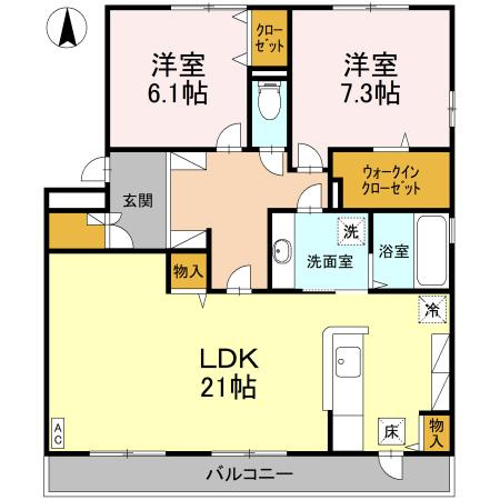 ラ･シェーブル･セゾンの間取り
