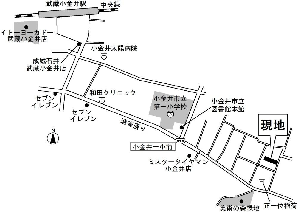 パトラハウス小金井の周辺