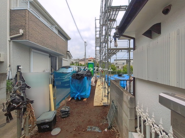 所沢市北秋津・全1棟　新築一戸建　～スカイバルコニー付～の外観|現地写真（2026年9月4日撮影）
