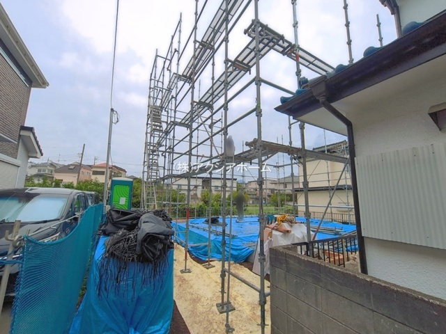所沢市北秋津・全1棟　新築一戸建　～スカイバルコニー付～の外観|現地写真（2026年9月4日撮影）