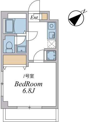 マンションピュアの間取り|明るい角部屋です♪