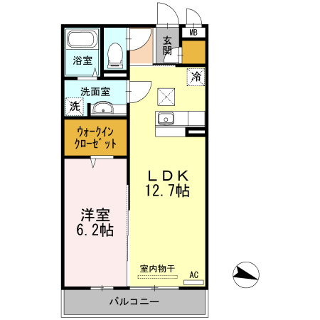 ヴェルドミールの間取り