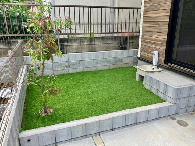早宮戸建の庭|お庭でゆったりと過ごせます