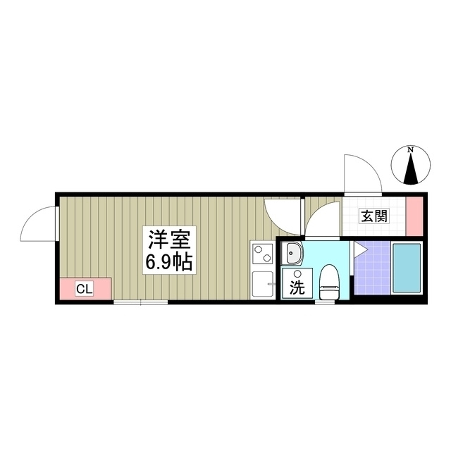 Celeste KOGANEの間取り