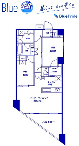 【間取り】 | パレステージ藤沢シャインコート
