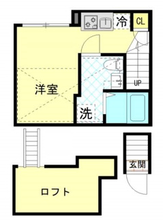 【間取り】 | インベスト蒲田４５ | 間取りです。