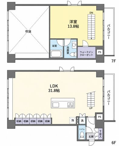 エルフレア駒沢の間取り