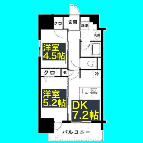 プレサンスロジェ名古屋駅前の間取り