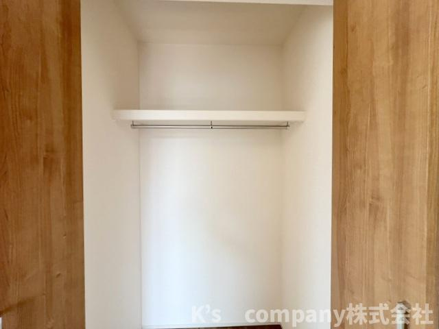 ◎茅ヶ崎市室田3丁目　新築戸建　1号棟の収納|洋室6帖の収納スペース◇