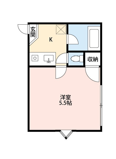 【間取り】 | ファミール仲村A