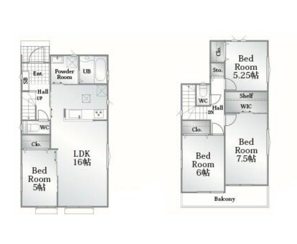 売新築戸建　藤枝市音羽町６丁目の間取り