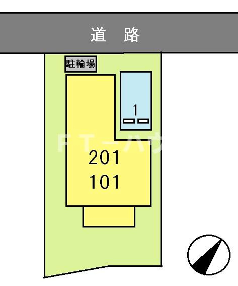 船橋市三山８丁目のアパートの駐車場|駐車場