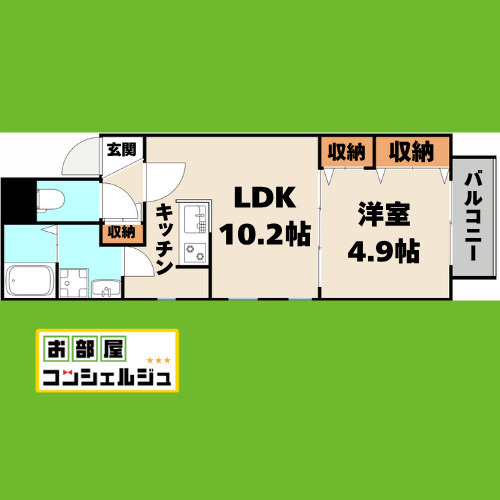 Cherim桜本町Legacyの間取り