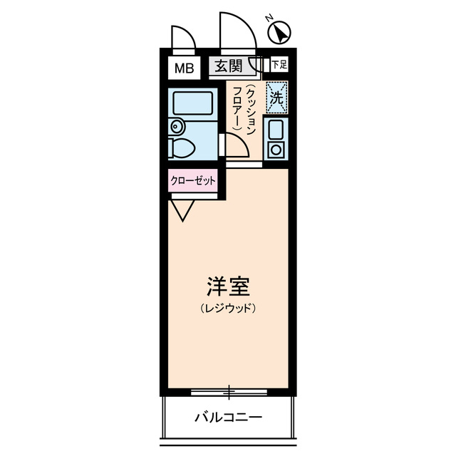 菱和パレス世田谷千歳台の間取り