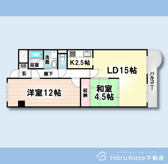 【間取り】 | サンヴィラ野並 A棟【名古屋市賃貸・分譲タイプ】