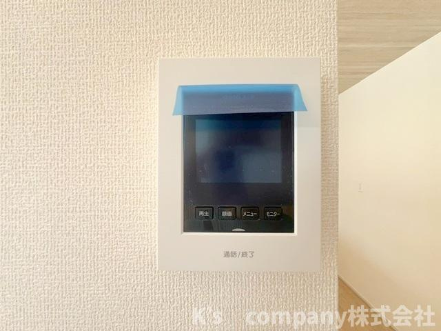 ◎茅ヶ崎市室田3丁目　新築戸建　2号棟のセキュリティ|訪問者の顔が確認できるモニター付きインターフォン☆